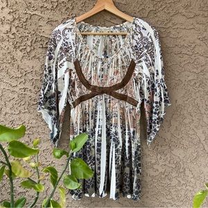 Live and Let Live Multicolor Bohemian Blouse